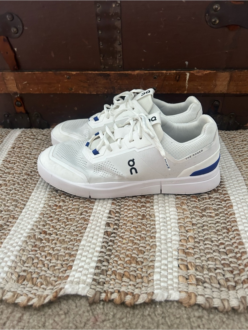 On Running  White & Blue Sneaker